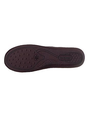 Zapatillas chinelas tacón ultra suave y ultra cómodo de 4 cm mujer Isotoner