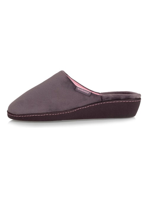 Zapatillas chinelas tacón ultra suave y ultra cómodo de 4 cm mujer Isotoner - Kiabi