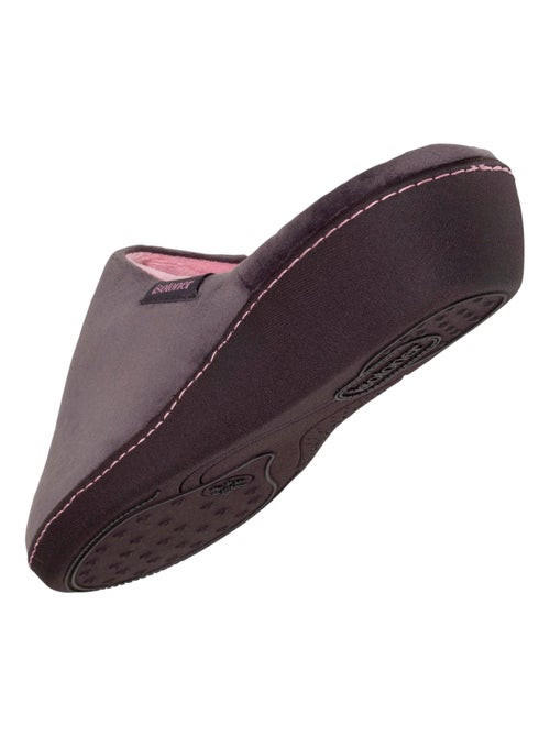 Zapatillas chinelas tacón ultra suave y ultra cómodo de 4 cm mujer Isotoner - Kiabi