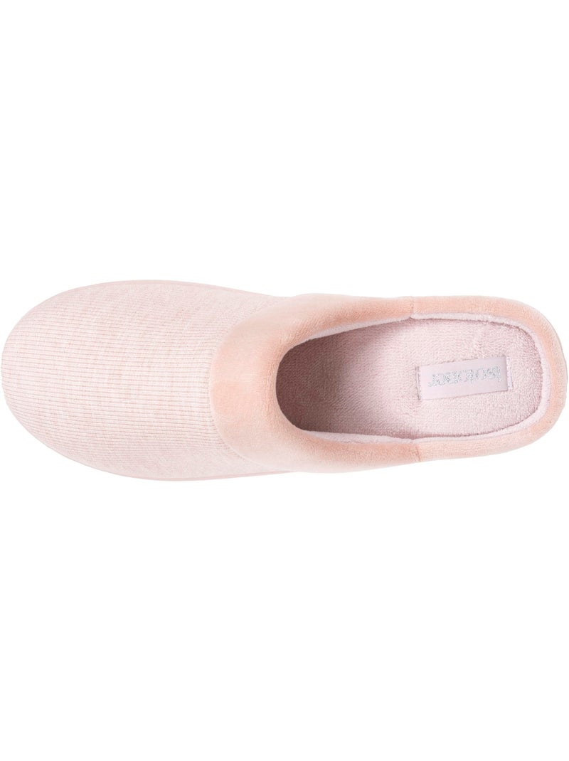 Zapatillas chinelas talón de jersey de espuma viscoelástica mujer Isotoner Rubor - Kiabi
