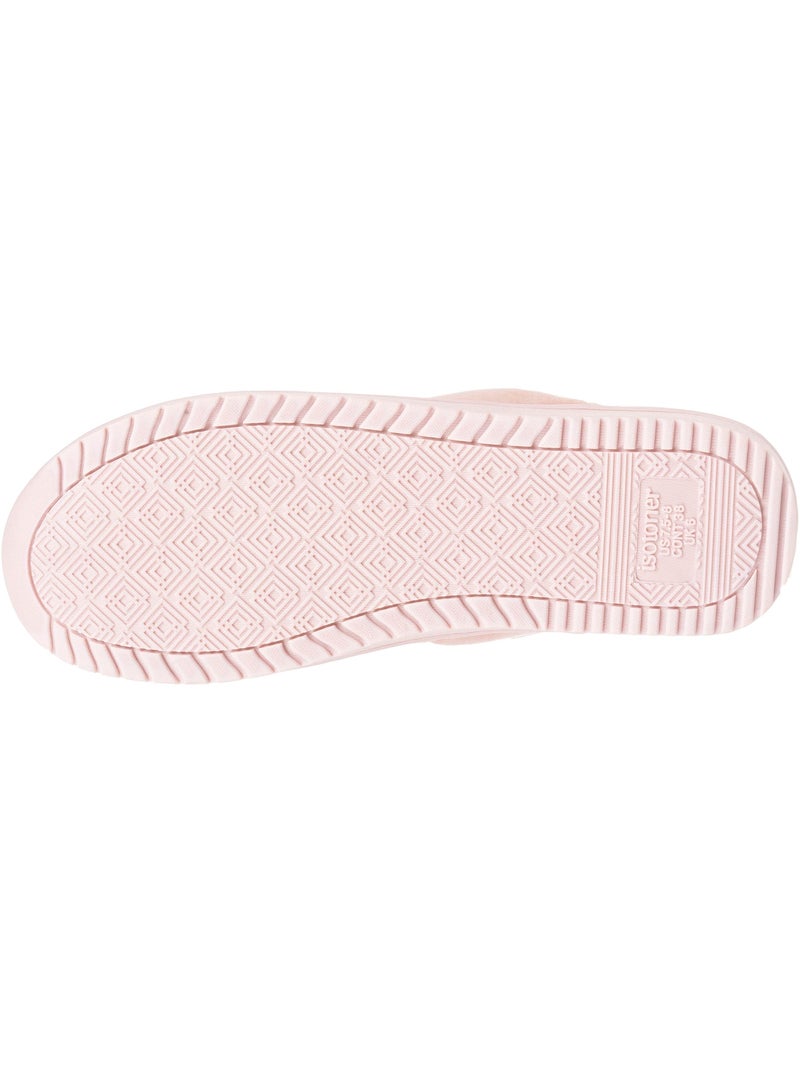 Zapatillas chinelas talón de jersey de espuma viscoelástica mujer Isotoner Rubor - Kiabi