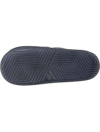 Zapatillas chinelas tela de fieltro, suela «bloup» extra hombre isotoner