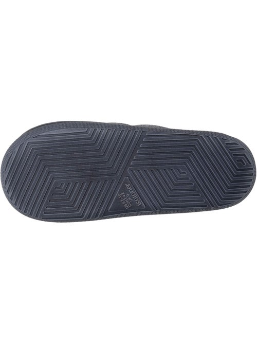 Zapatillas chinelas tela de fieltro, suela «bloup» extra hombre isotoner - Kiabi