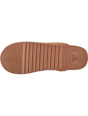 Zapatillas chinelas terciopelo cálido, suela cómoda con hombre Isotoner