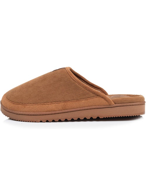 Zapatillas chinelas terciopelo cálido, suela cómoda con hombre isotoner - Kiabi Zapatillas chinelas terciopelo cálido, suela cómoda con hombre isotoner - Kiabi