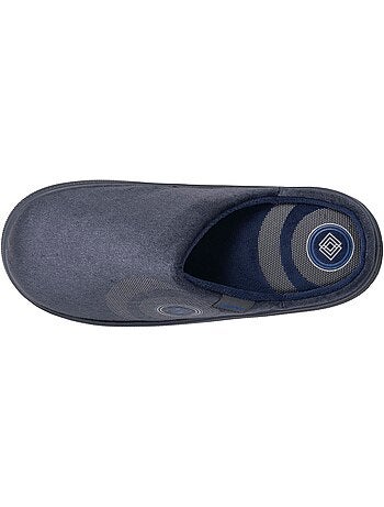 Zapatillas chinelas terciopelo, suela «bloup», confort extra hombre isotoner