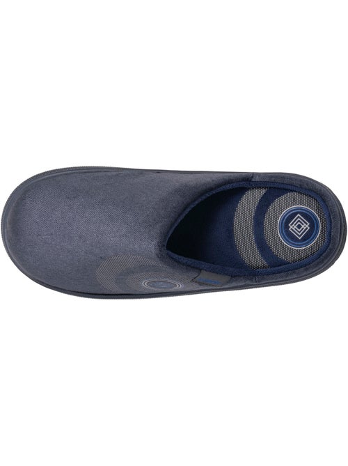Zapatillas chinelas terciopelo, suela «bloup», confort extra hombre isotoner - Kiabi