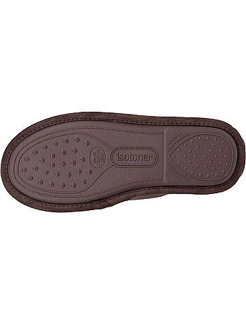 Zapatillas chinelas terciopelo, suela ergonómica, espuma hombre Isotoner