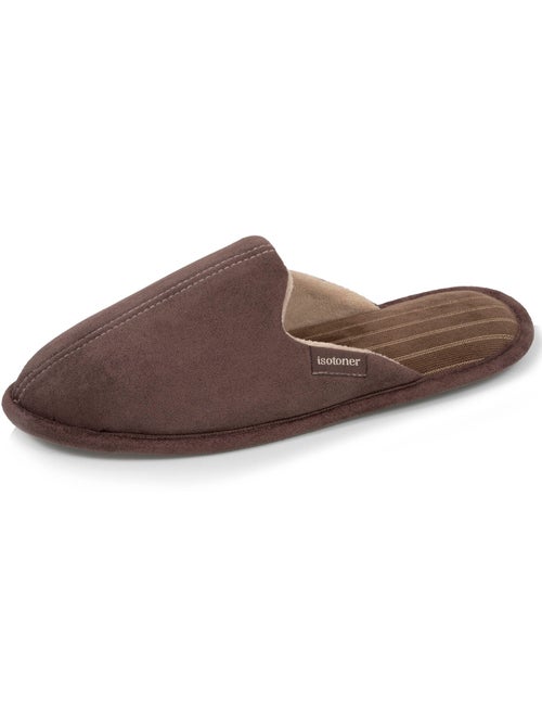 Zapatillas chinelas terciopelo, suela ergonómica, espuma hombre Isotoner - Kiabi Zapatillas chinelas terciopelo, suela ergonómica, espuma hombre Isotoner - Kiabi