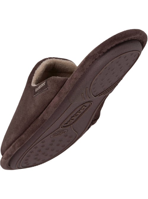 Zapatillas chinelas terciopelo, suela ergonómica, espuma hombre Isotoner - Kiabi Zapatillas chinelas terciopelo, suela ergonómica, espuma hombre Isotoner - Kiabi