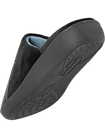 Zapatillas chinelas terciopelo, suela ergonómica, sujeción hombre isotoner
