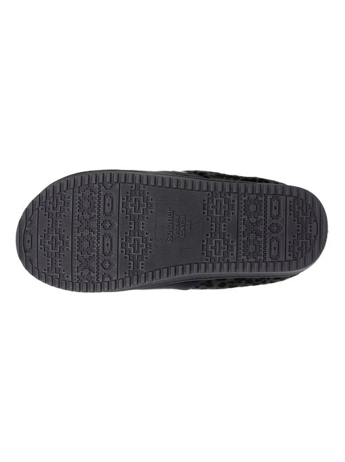 Zapatillas chinelas terciopelo ultra suave, cuñas mujer Isotoner - Kiabi