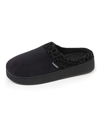 Zapatillas chinelas terciopelo ultra suave, cuñas mujer