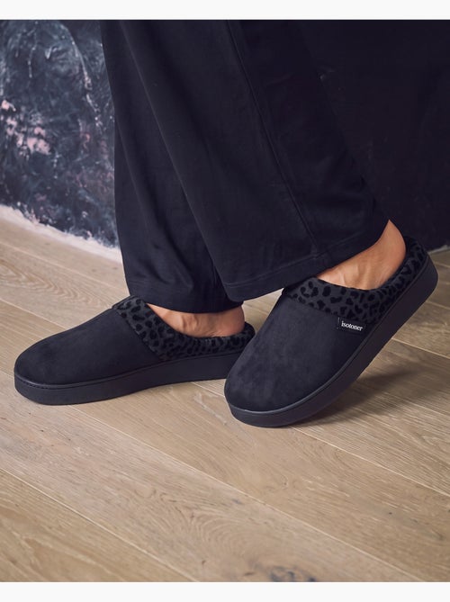 Zapatillas chinelas terciopelo ultra suave, cuñas mujer - Kiabi Zapatillas chinelas terciopelo ultra suave, cuñas mujer - Kiabi