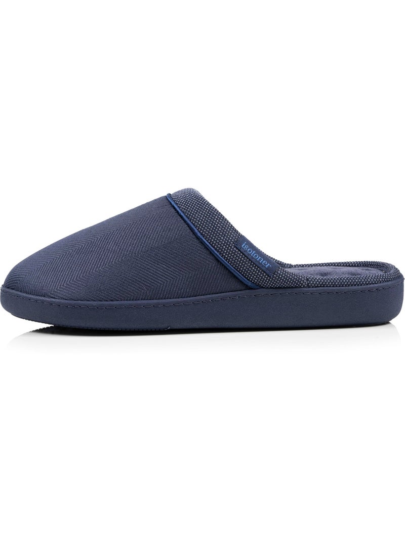 Zapatillas chinelas terciopelo ultra suave, soporte hombre Isotoner Azul marino - Kiabi