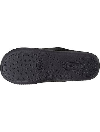 Zapatillas chinelas terciopelo ultra suave, soporte hombre Isotoner
