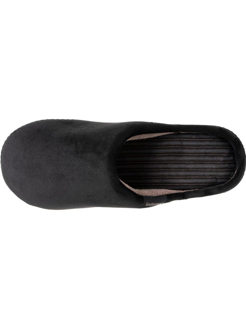 Zapatillas chinelas terciopelo ultra suave, soporte hombre Isotoner Negro - Kiabi