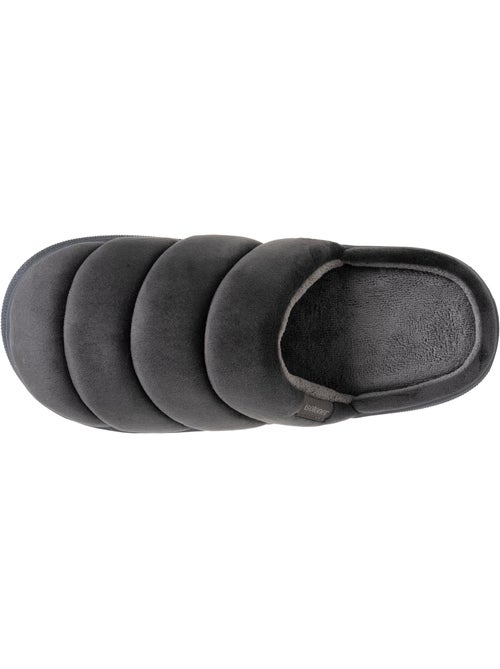 Zapatillas chinelas terciopelo ultra suave, suela bloup hombre Isotoner - Kiabi