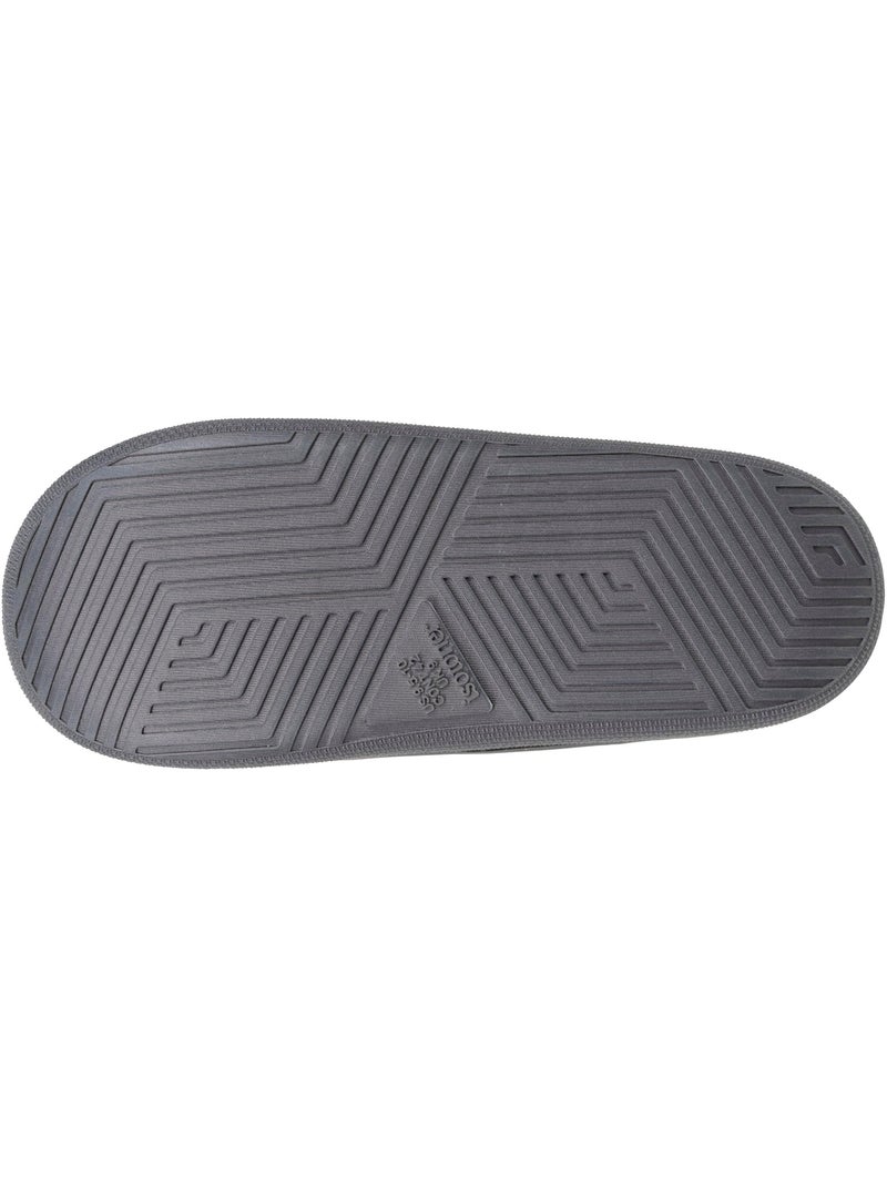 Zapatillas chinelas terciopelo ultra suave, suela bloup XTRA hombre Isotoner Gris jaspeado - Kiabi
