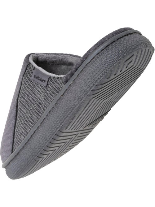Zapatillas chinelas terciopelo ultra suave, suela bloup XTRA hombre Isotoner - Kiabi