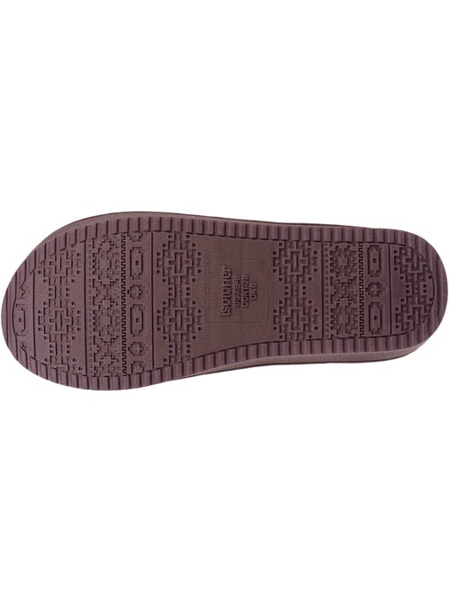 Zapatillas chinelas ultracómoda, en ante con suela de mujer Isotoner - Kiabi
