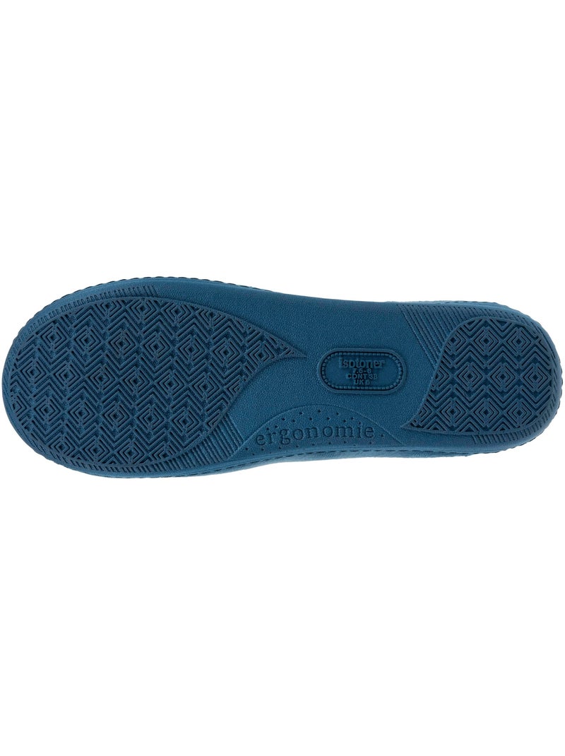 Zapatillas chinelas ultracómoda y ligera, espuma con mujer Isotoner Azul petróleo - Kiabi