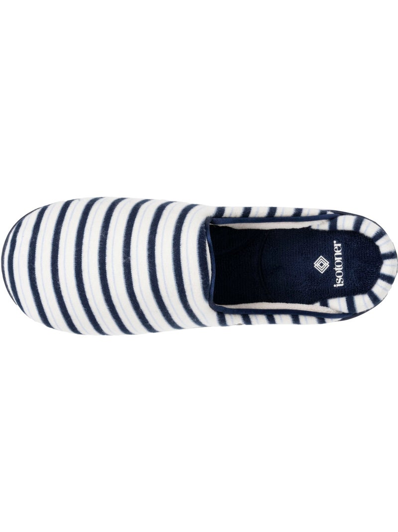 Zapatillas chinelas ultracómoda y ligera, espuma con mujer Isotoner Blanco Multicolor Azul - Kiabi
