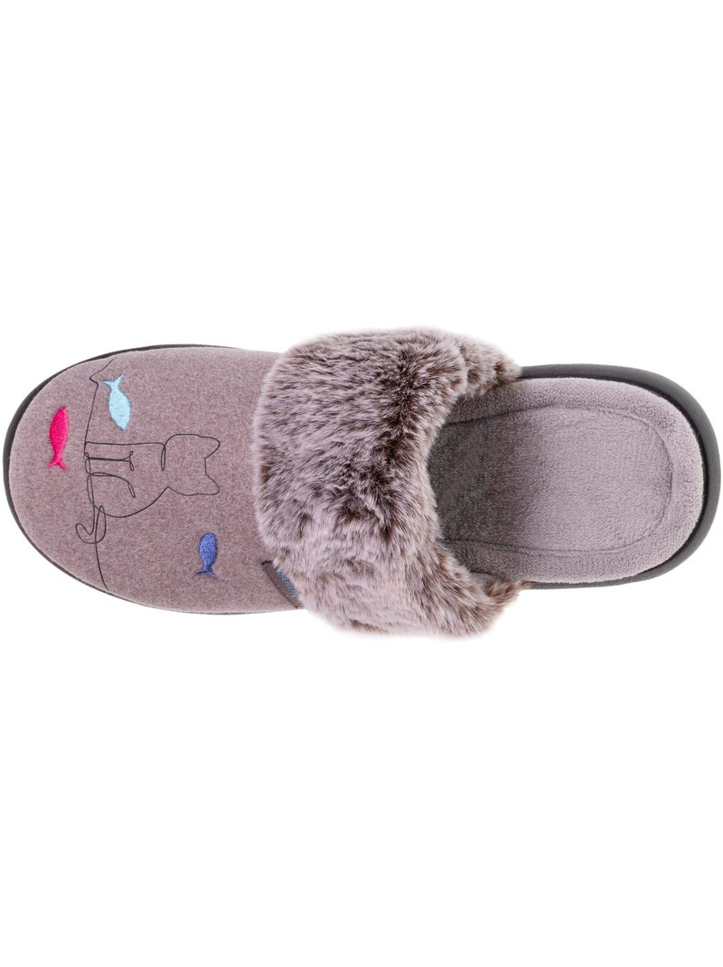 Zapatillas chinelas ultracómoda y ligera (tecnología mujer Isotoner Marrón claro - Kiabi