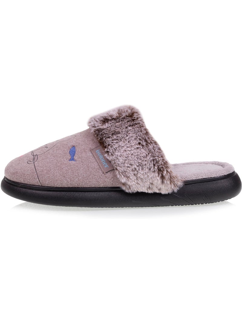 Zapatillas chinelas ultracómoda y ligera (tecnología mujer Isotoner Marrón claro - Kiabi