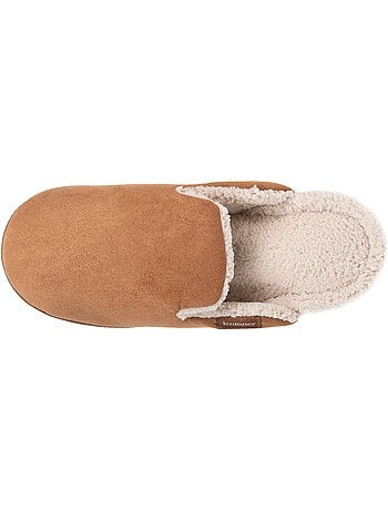 Zapatillas chinelas ultracómodas, de ante sintético, con hombre isotoner