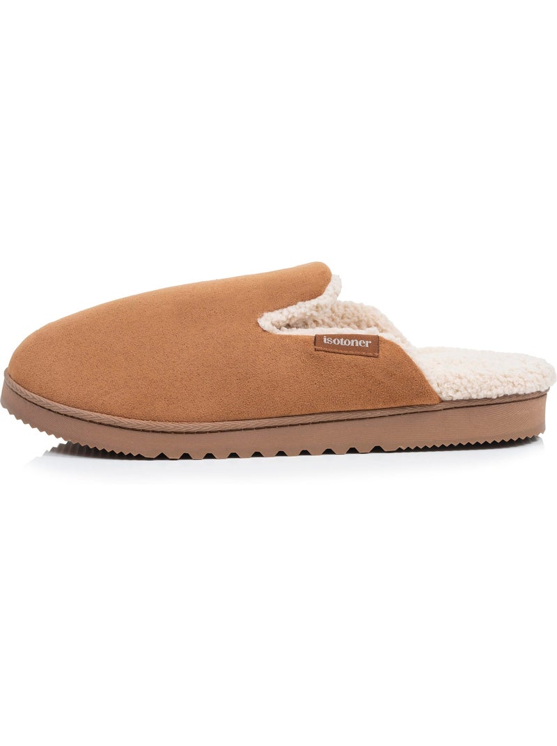 Zapatillas chinelas ultracómodas, de ante sintético, con hombre isotoner Camel - Kiabi