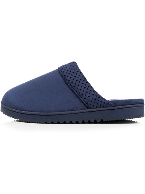 Zapatillas chinelas ultracómodas, de ante sintético, con mujer Isotoner - Kiabi Zapatillas chinelas ultracómodas, de ante sintético, con mujer Isotoner - Kiabi