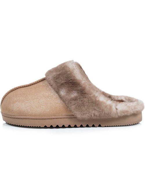 Zapatillas chinelas ultracómodas, de ante sintético, con mujer isotoner - Kiabi