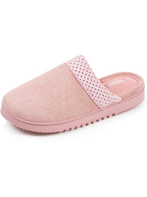 Zapatillas chinelas ultracómodas, de ante sintético, con mujer Isotoner - Kiabi Zapatillas chinelas ultracómodas, de ante sintético, con mujer Isotoner - Kiabi