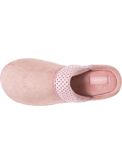 Zapatillas chinelas ultracómodas, de ante sintético, con mujer Isotoner - Kiabi Zapatillas chinelas ultracómodas, de ante sintético, con mujer Isotoner - Kiabi