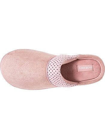 Zapatillas chinelas ultracómodas, de ante sintético, con mujer