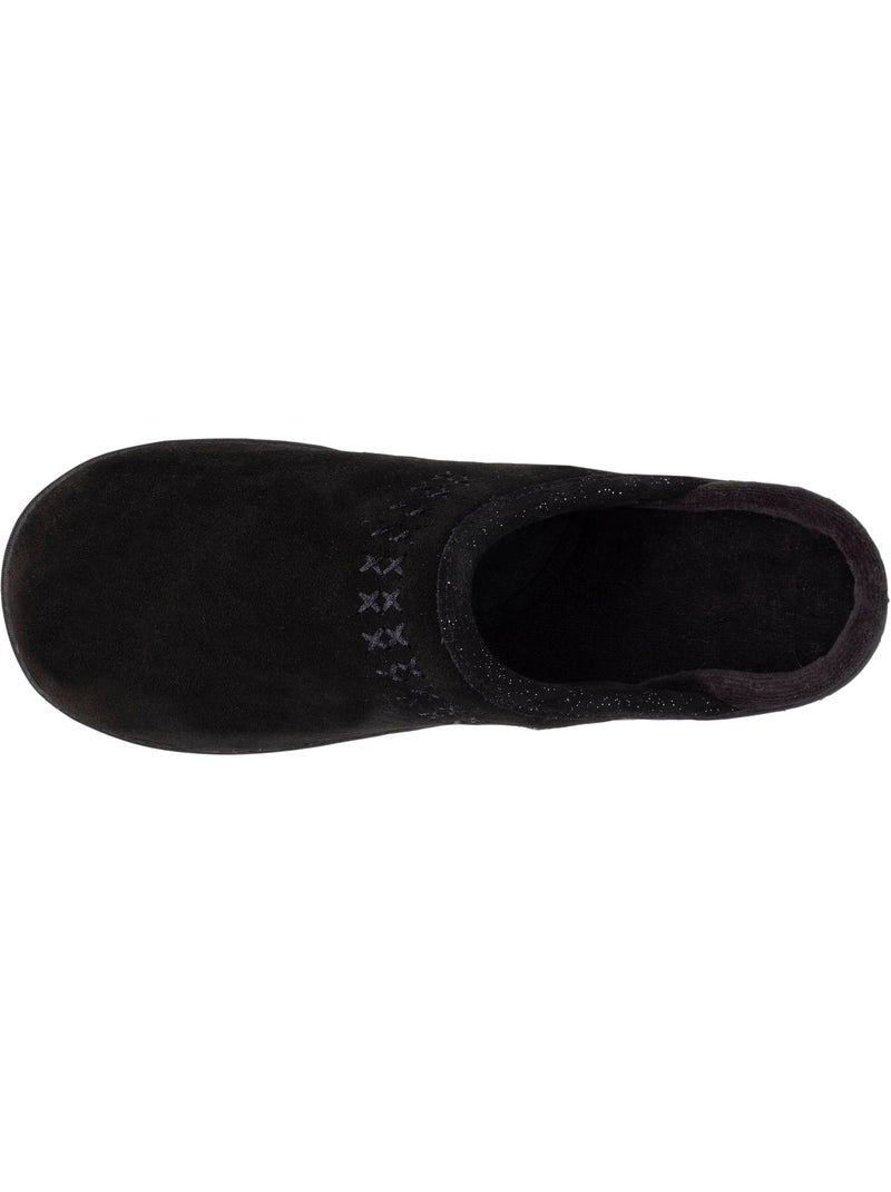 Zapatillas chinelas ultracómodas y ligeras, de algodón mujer isotoner Negro - Kiabi
