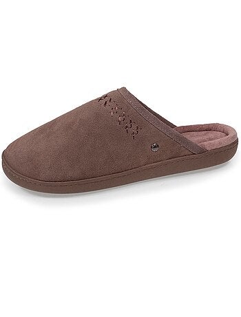 Zapatillas chinelas ultracómodas y ligeras, de algodón mujer isotoner