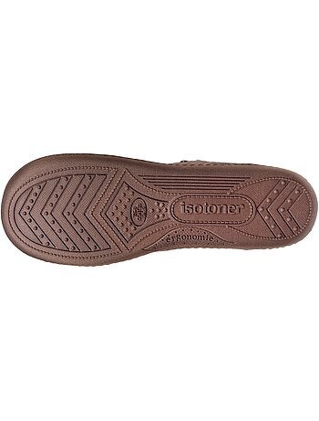 Zapatillas chinelas ultracómodas y ligeras, de algodón mujer isotoner