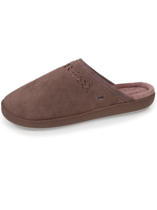 Zapatillas chinelas ultracómodas y ligeras, de algodón mujer isotoner - Kiabi