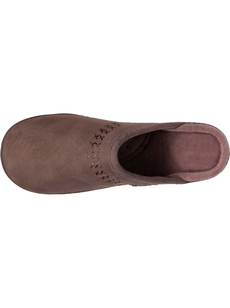 Zapatillas chinelas ultracómodas y ligeras, de algodón mujer isotoner Taupe - Kiabi
