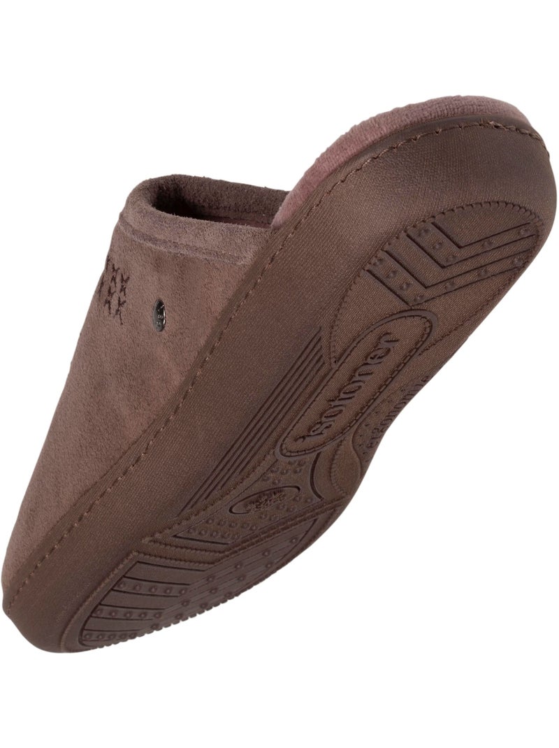 Zapatillas chinelas ultracómodas y ligeras, de algodón mujer isotoner Taupe - Kiabi