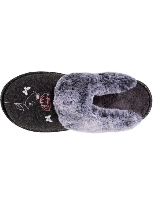 Zapatillas chinelas ultracómodo, con ribete de piel mujer isotoner - Kiabi Zapatillas chinelas ultracómodo, con ribete de piel mujer isotoner - Kiabi