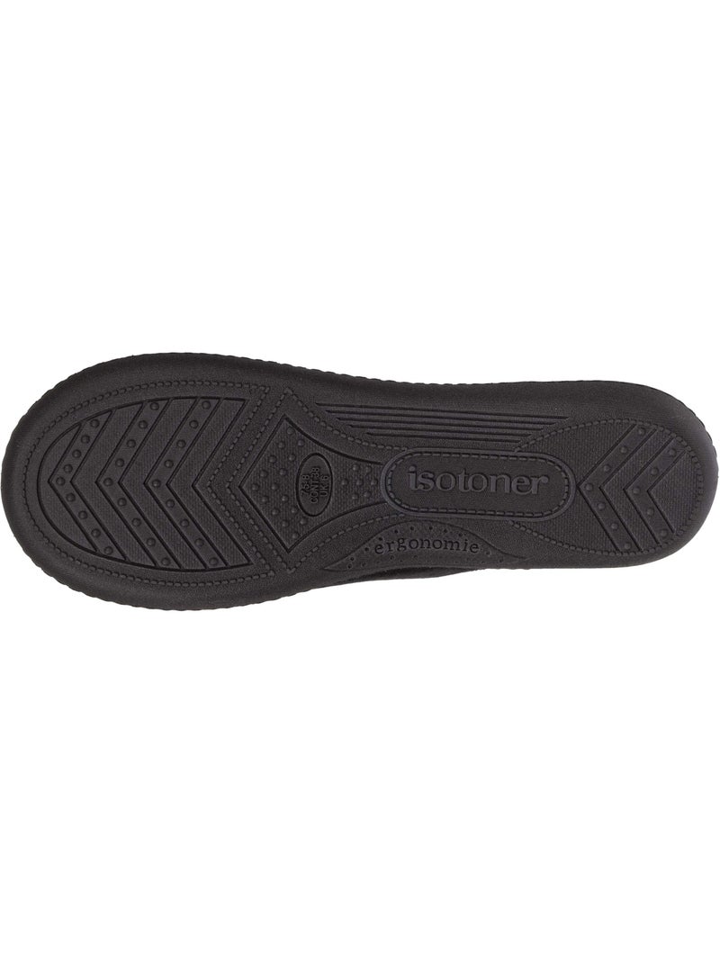 Zapatillas chinelas ultracómodo (tecnología everywear™), mujer isotoner Negro - Kiabi