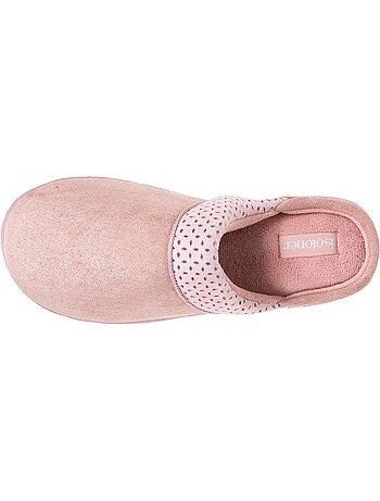 Zapatillas chinelas ultraconfortable, en ante mujer Isotoner