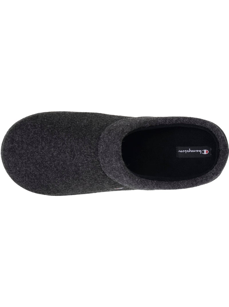 Zapatillas chinelas Zapatillas de felpa jaspeada, suaves y hombre Champion Negro - Kiabi