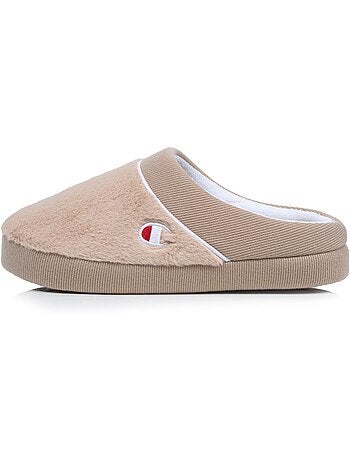 Zapatillas chinelas Zapatillas de imitación de piel, suaves, mujer Champion