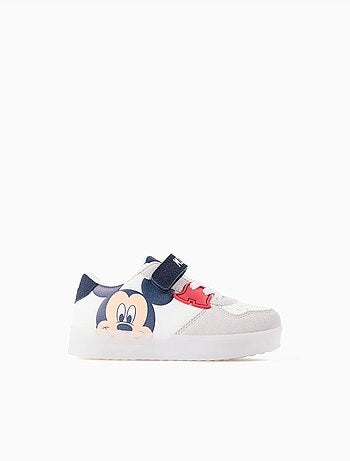 Zapatillas combinadas con luces Mickey