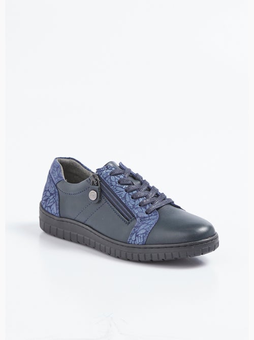 Zapatillas cómodas con cordones y cremallera - Afibel - Kiabi