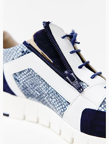 Zapatillas cómodas con cordones y cremallera - Afibel